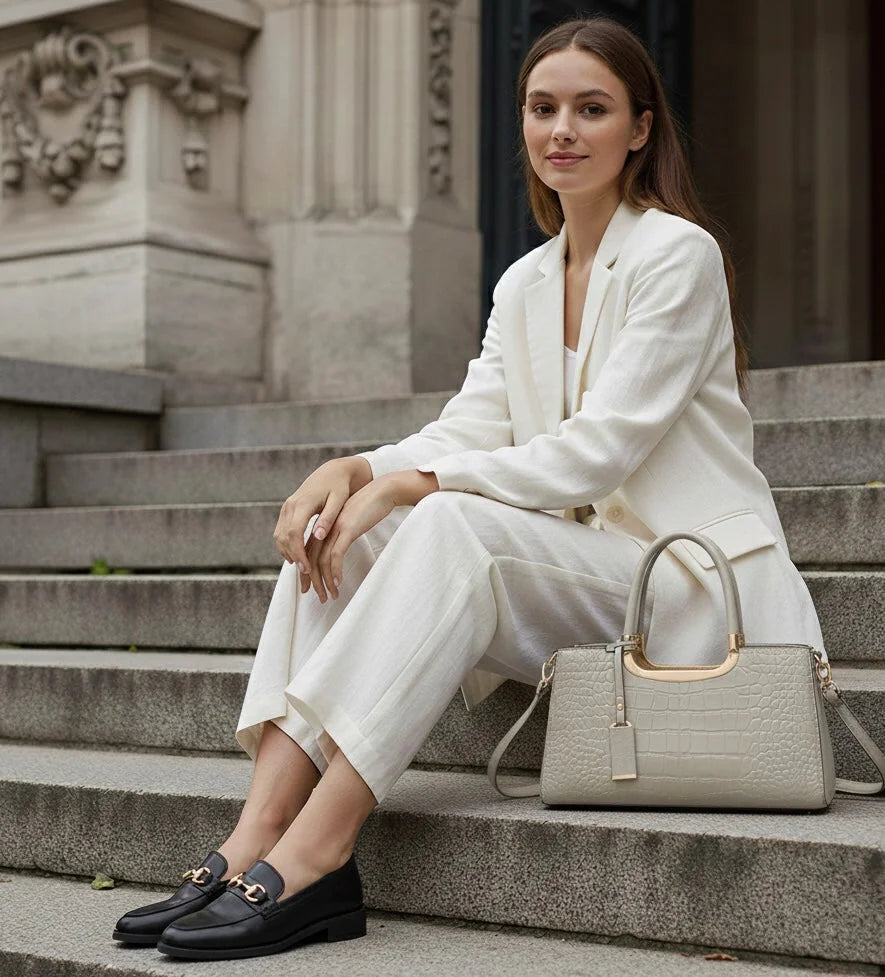 Sac Effet Croco Format Compact — vue 15
