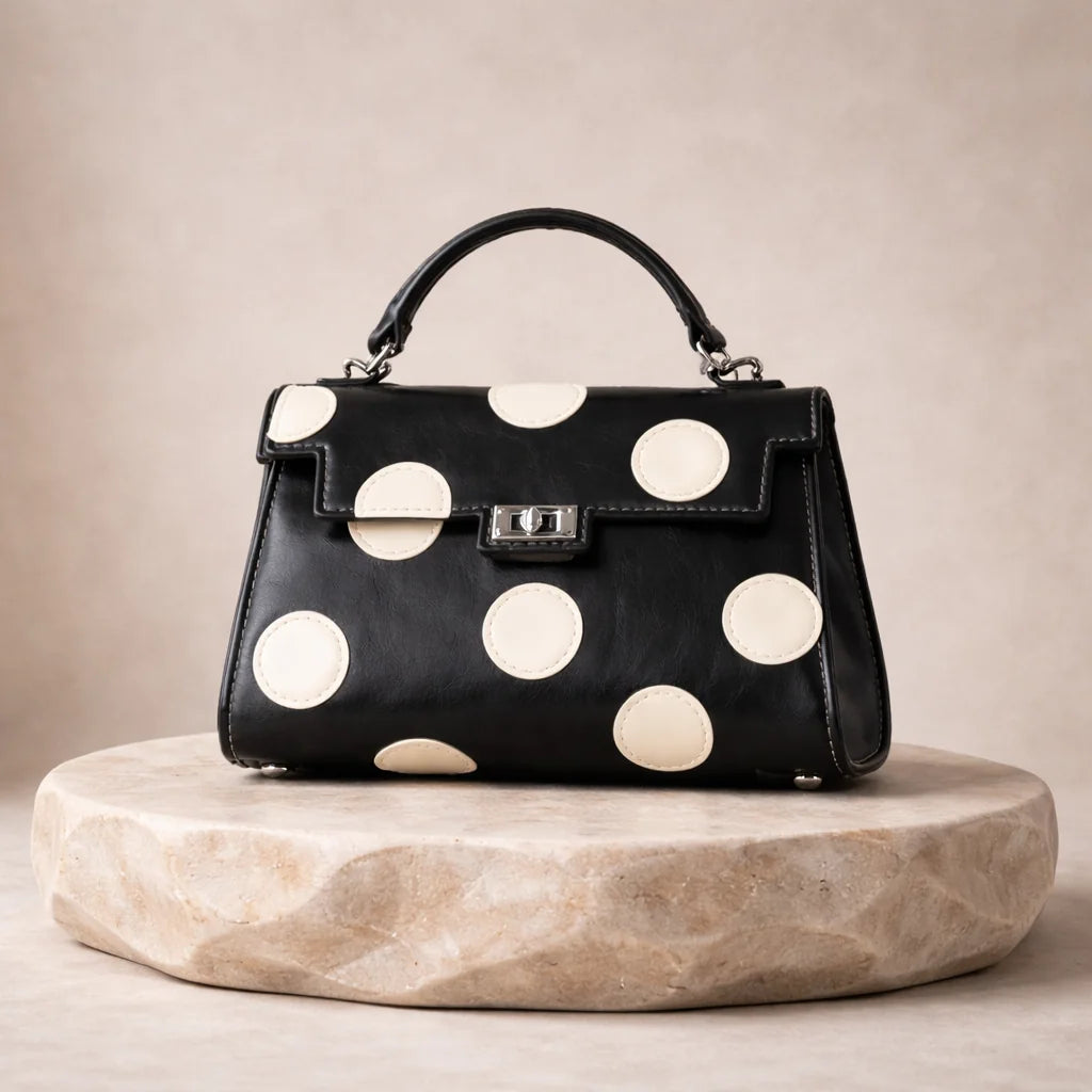 Sac Graphique Motif à Pois — vue 3