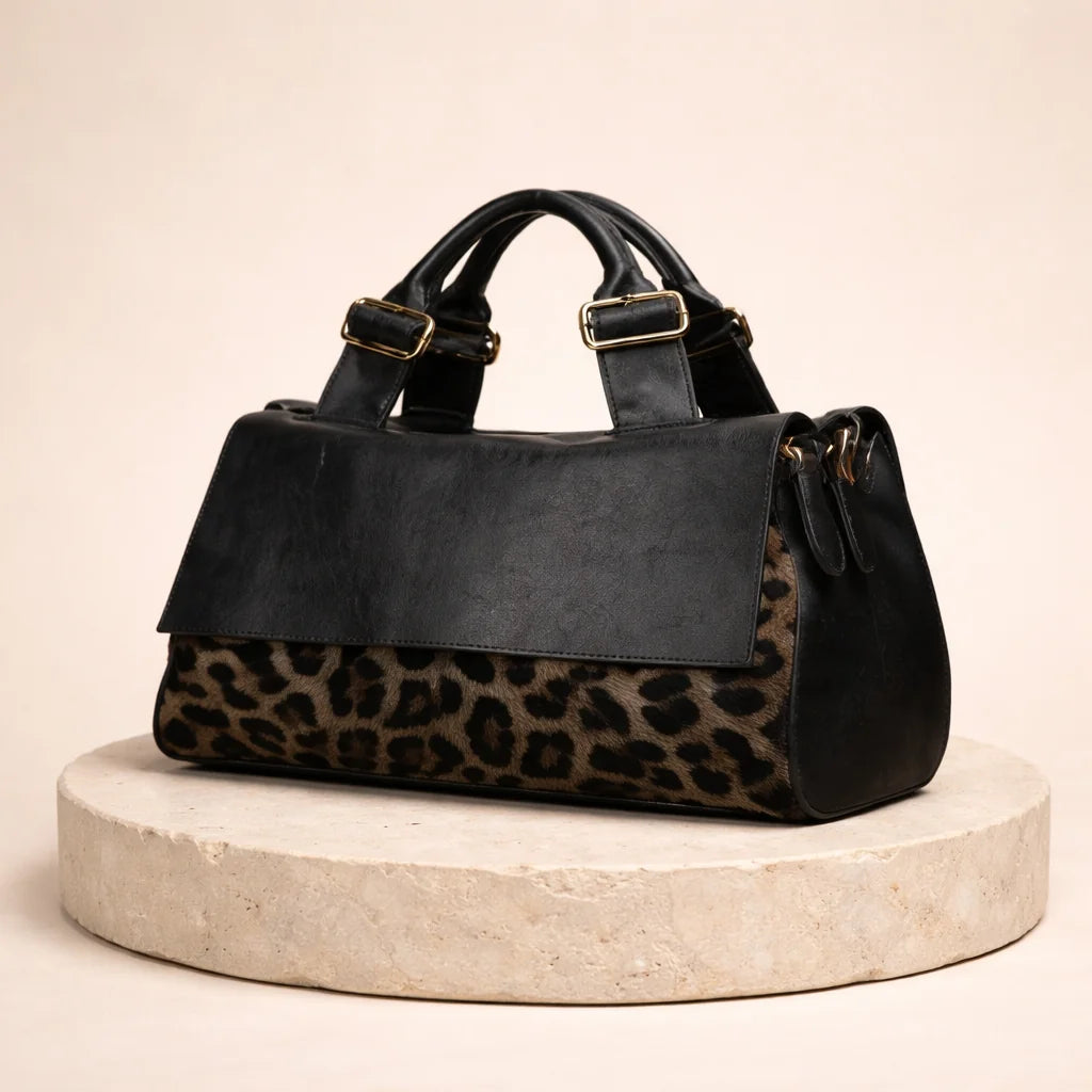 Sac Imprimé Léopard Format Moyen — vue 1