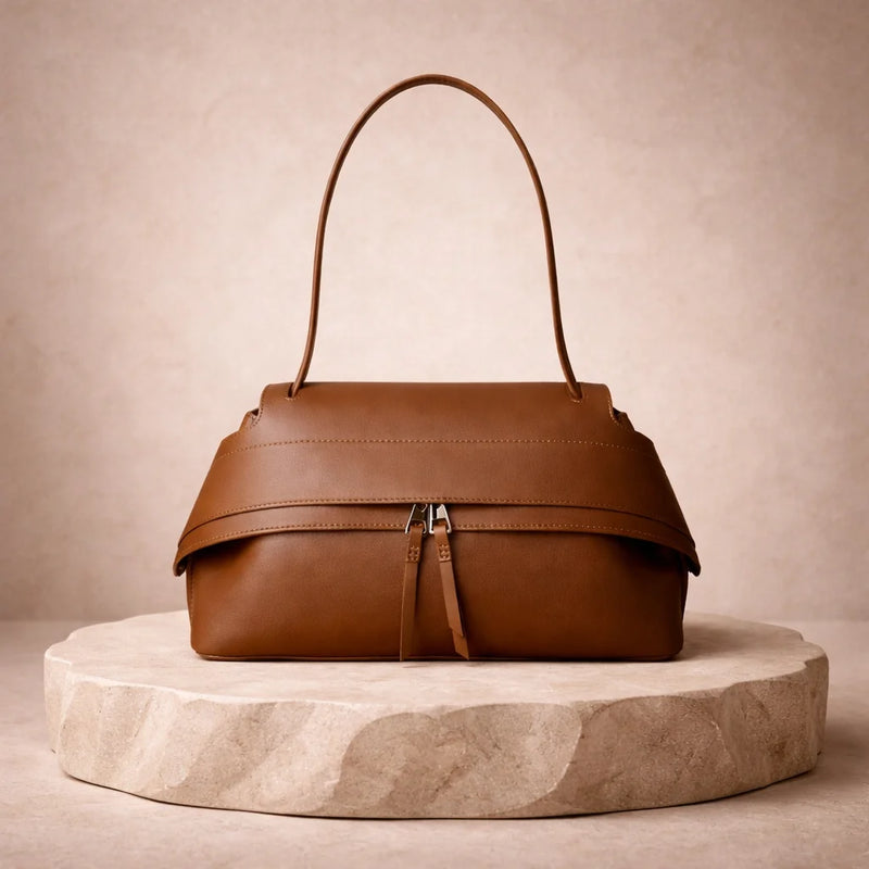 Sac à Main Cuir Souple Format Moyen — vue 2