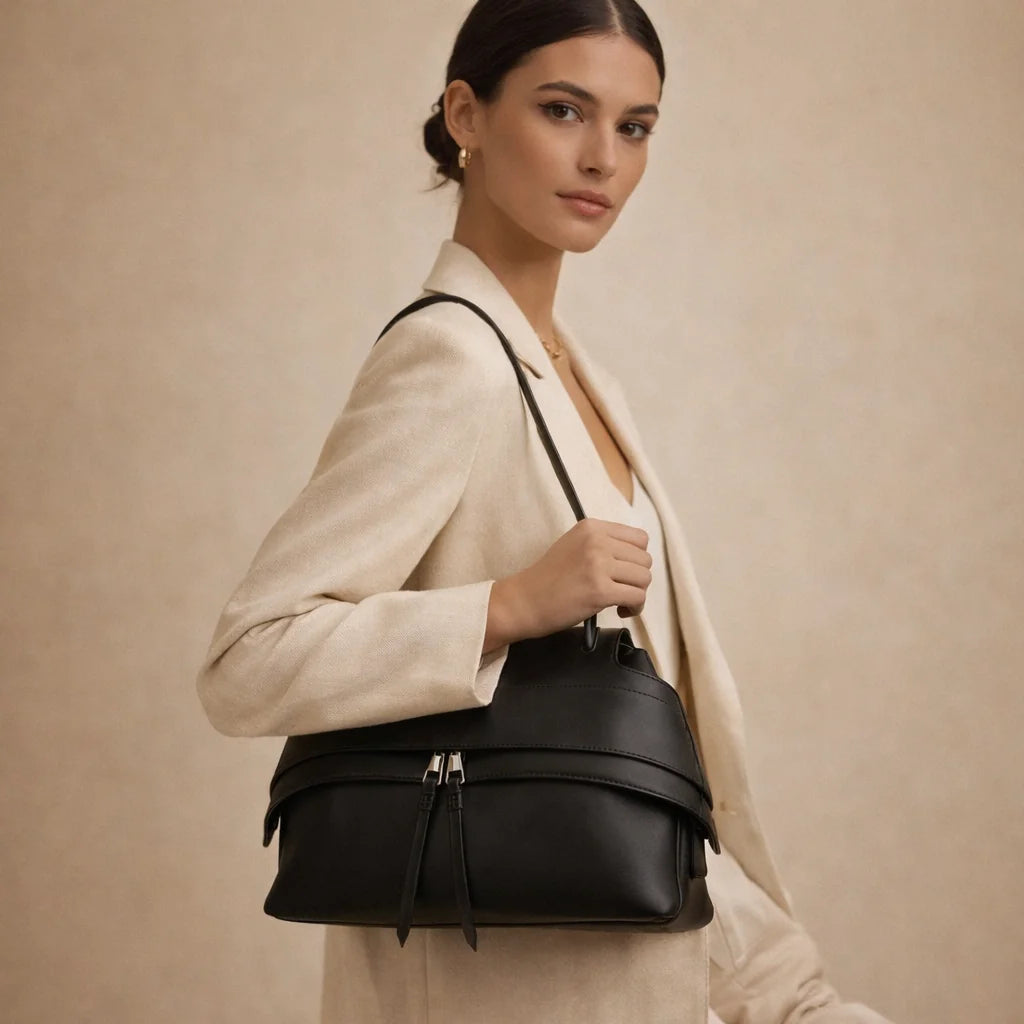 Sac à Main Cuir Souple Format Moyen — vue 7