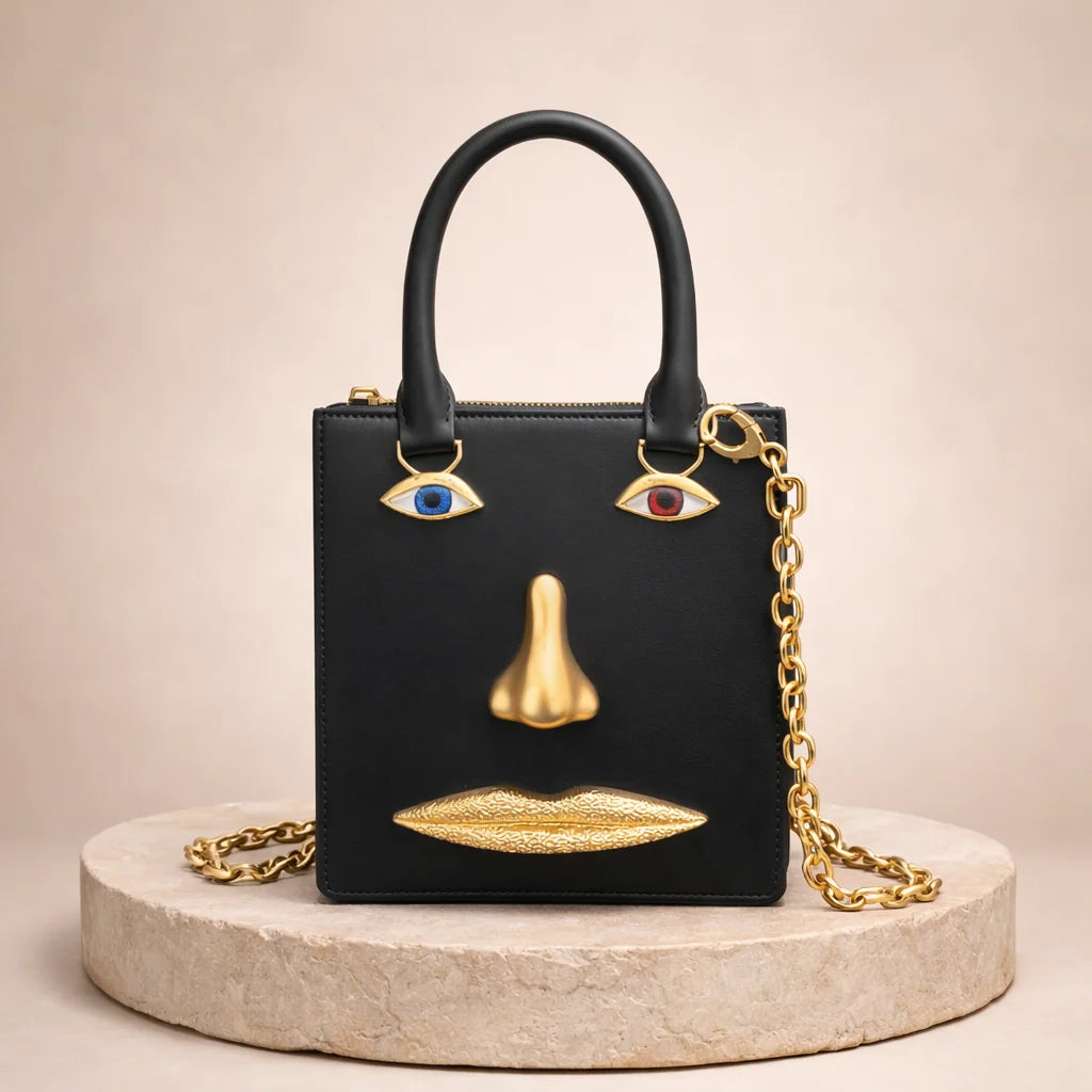 Sac à Main Noir Premium Format Ville — vue 1