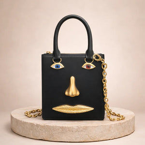 Sac à Main Noir Premium Format Ville — vue 1