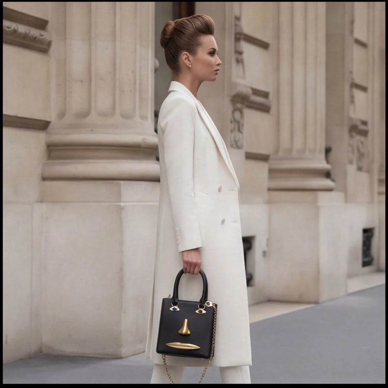 Sac à Main Noir Premium Format Ville — vue 4
