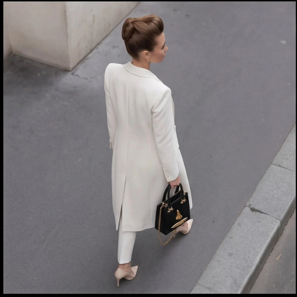 Sac à Main Noir Premium Format Ville — vue 5