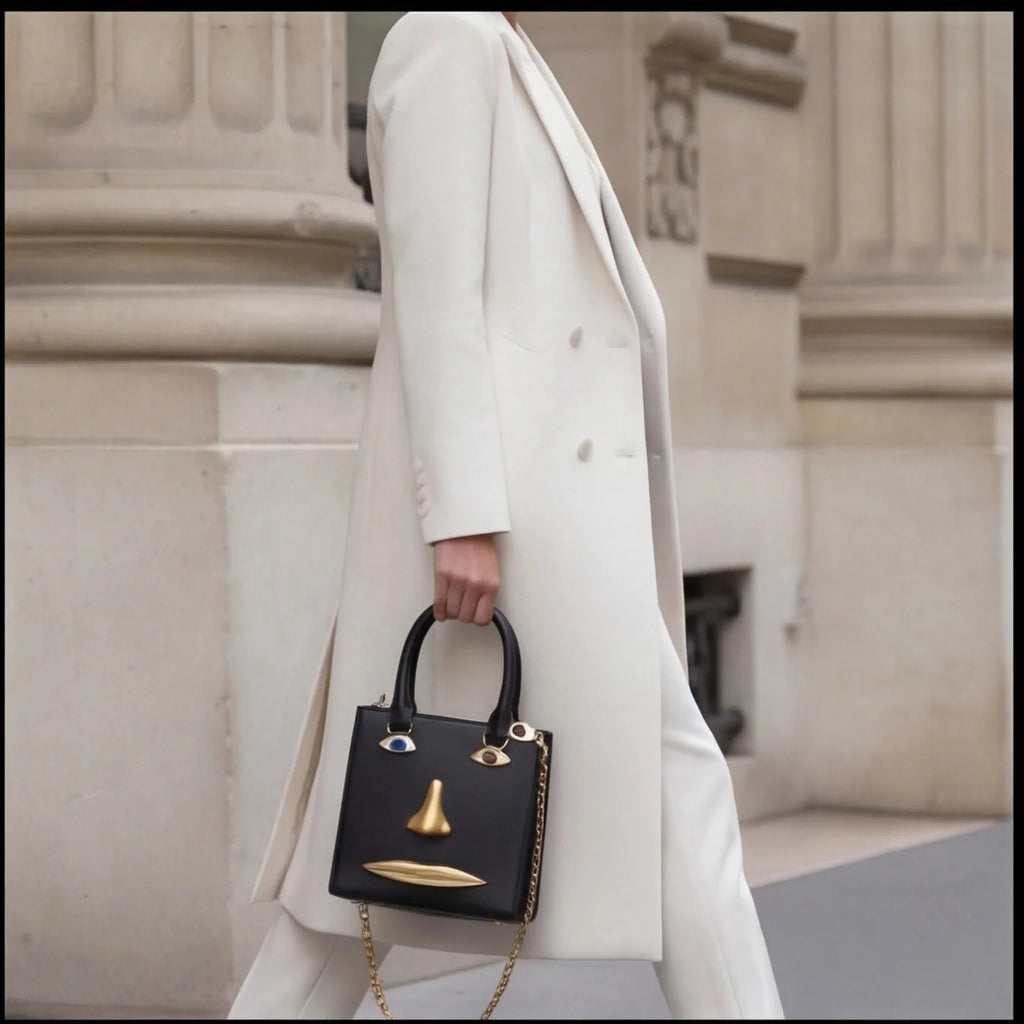 Sac à Main Noir Premium Format Ville — vue 6