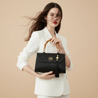 Sac à Main Noir Structuré Femme — vue 3