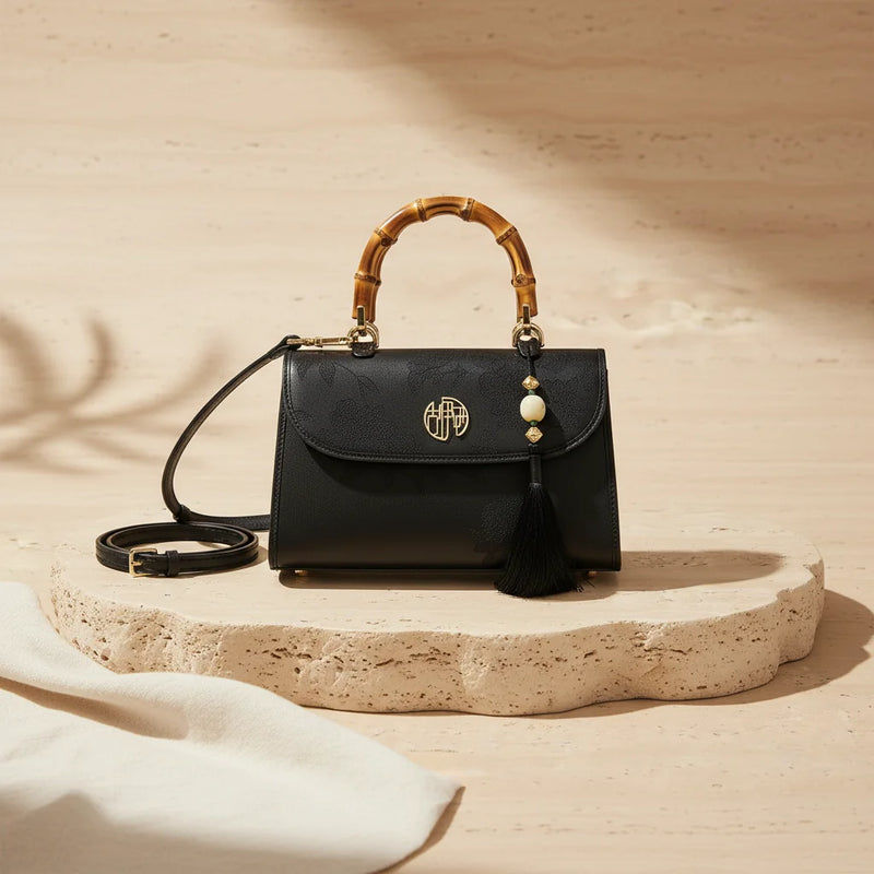 Sac à Main Noir Structuré Femme — vue 5