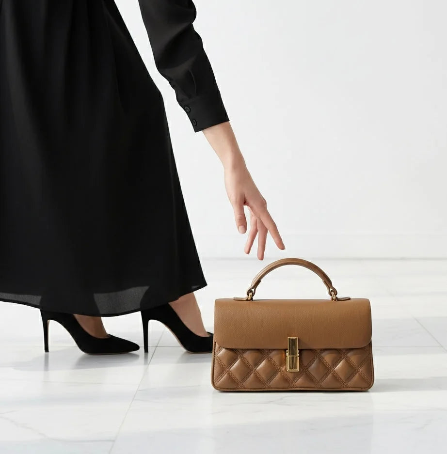 Sac Matelassé Finitions Dorées — vue 3