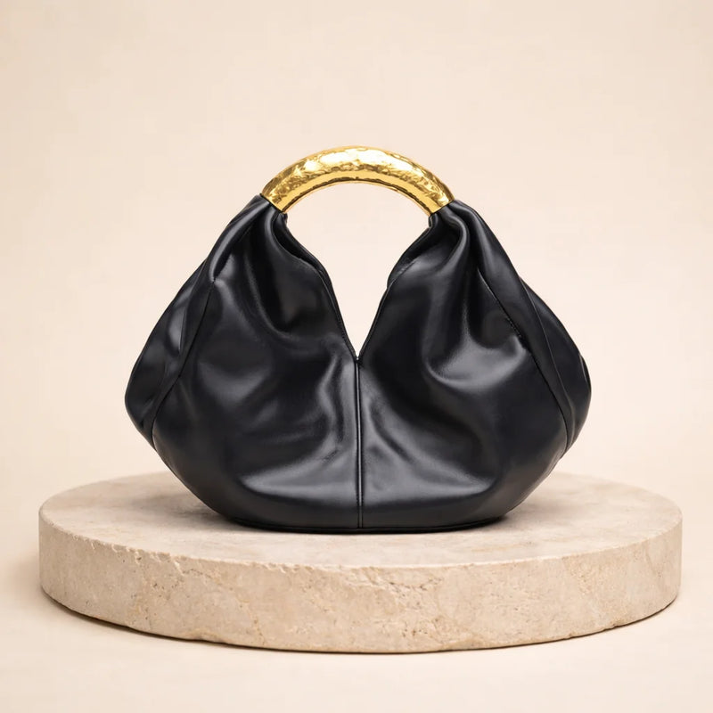 Sac Souple Poignée Dorée — vue 1