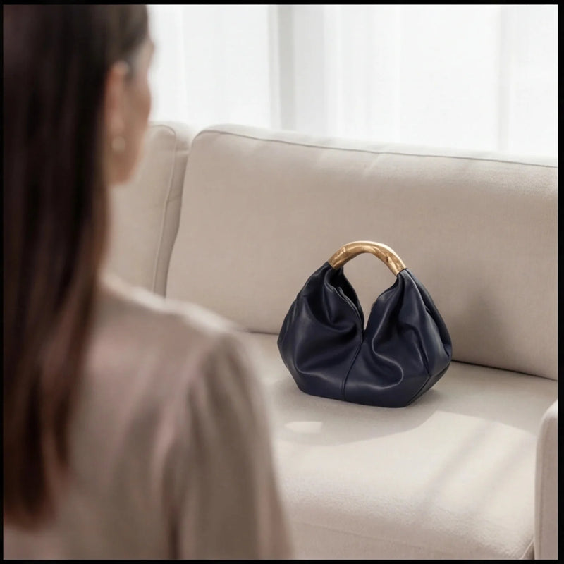 Sac Souple Poignée Dorée — vue 4