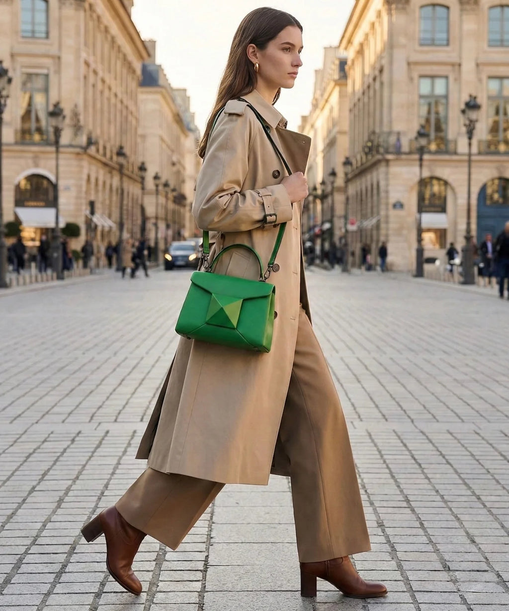 Sac Structuré Compact Camel — vue 12