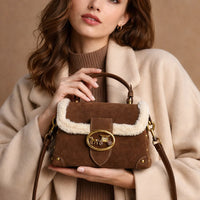 Sac Vintage Daim & Fausse Fourrure — vue 6