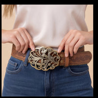 Ceinture taille haute accent dore — vue 4